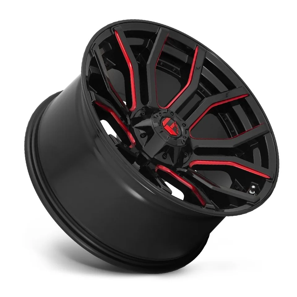 Fuel Off-Road Rage Gloss Black w/ Candy Red D712 5x5/127 2 of 3