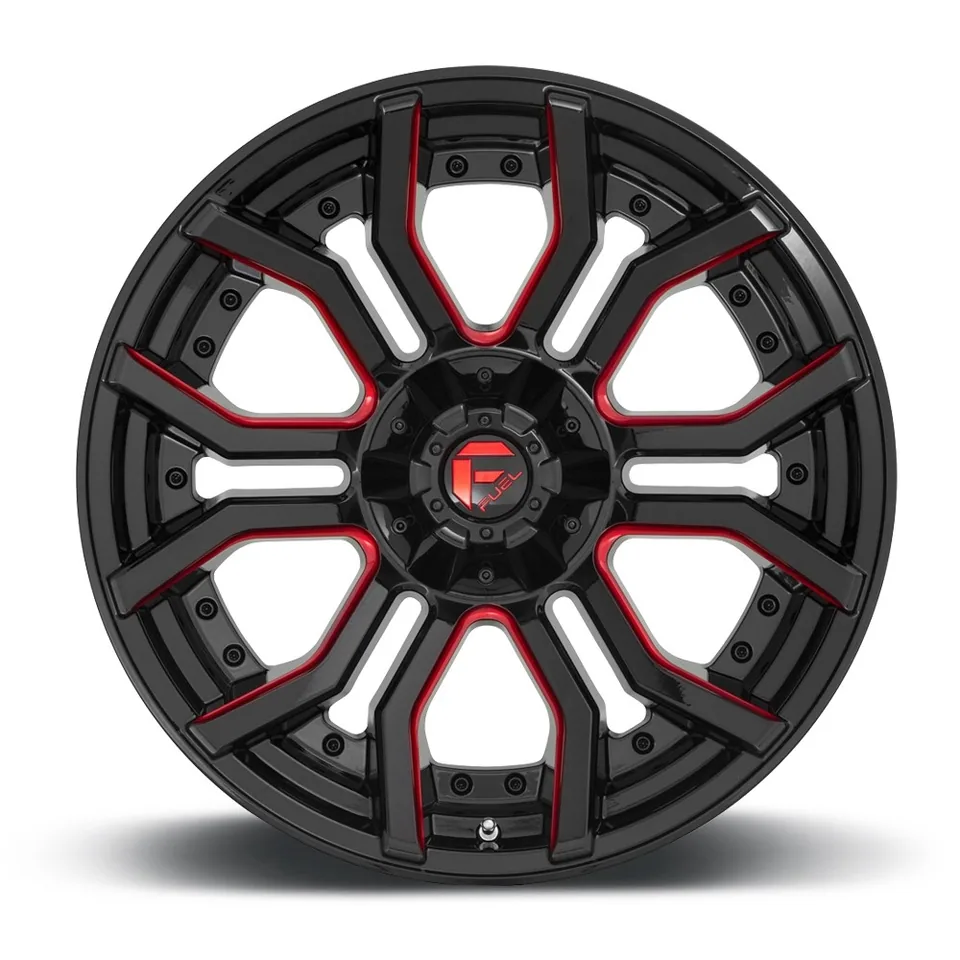 Fuel Off-Road Rage Gloss Black w/ Candy Red D712 5x5/127 3 of 3