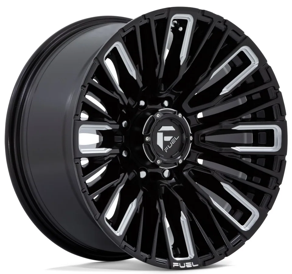 Fuel Off-Road Rebar 8 Gloss Black Milled D849 1 of 3