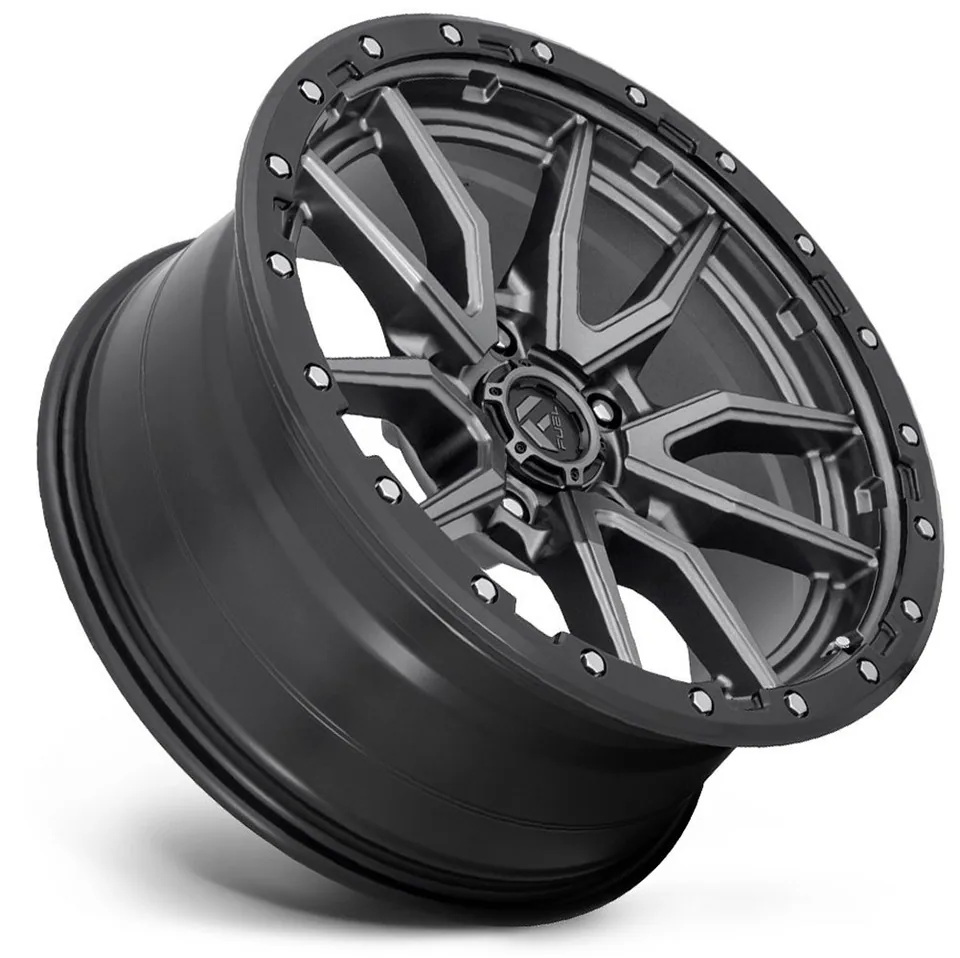 Fuel Off-Road Rebel 5 Anthracite w/ Black Lip D680 2 of 2