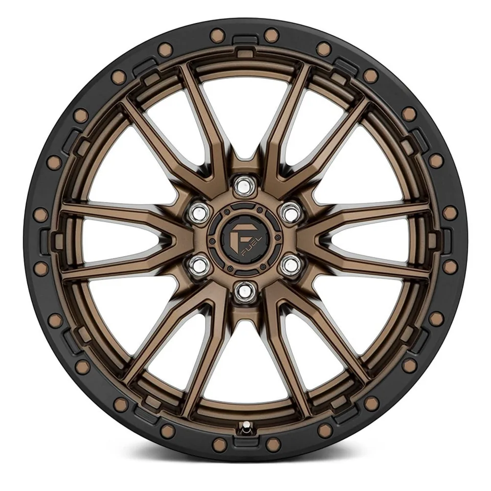 Fuel Off-Road Rebel 6 Bronze w/ Black Lip D681 2 of 3