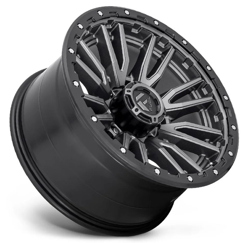 Fuel Off-Road Rebel 8 Anthracite w/ Black Lip D680 2 of 3