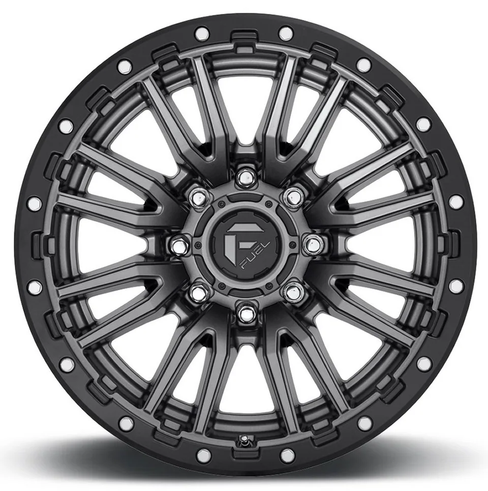 Fuel Off-Road Rebel 8 Anthracite w/ Black Lip D680 3 of 3