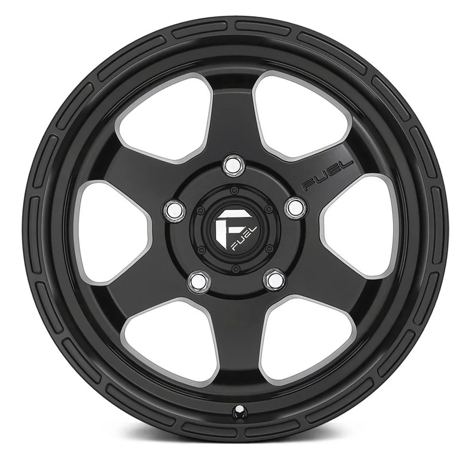 Fuel Off-Road Shok Matte Black D664 2 of 3