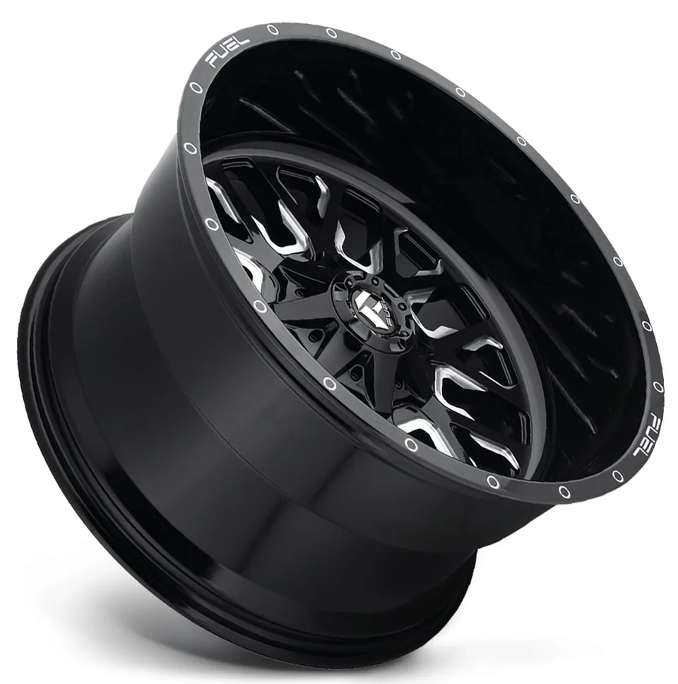 Fuel Off-Road Stroke Gloss Black Milled D611 6x135 2 of 3