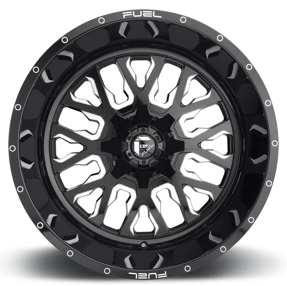 Fuel Off-Road Stroke Gloss Black Milled D611 6x135 3 of 3