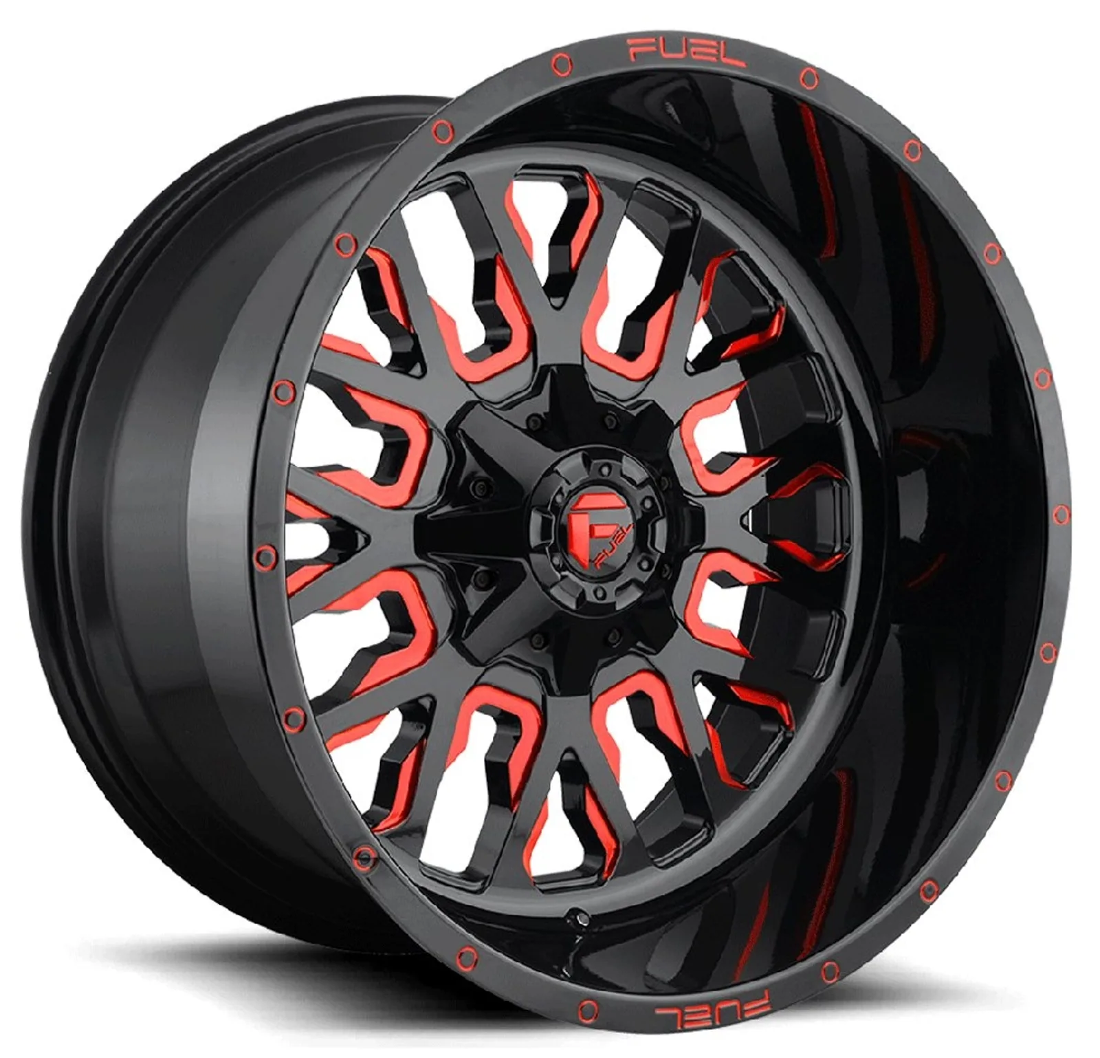 Fuel Off-Road Stroke Gloss Black w/ Wheels and Rims