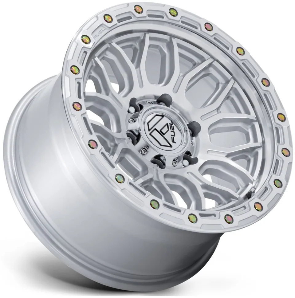 Fuel Off-Road Surge Gloss Silver Machined FC881 2 of 3