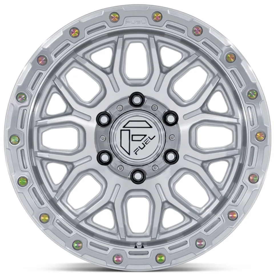 Fuel Off-Road Surge Gloss Silver Machined FC881 3 of 3