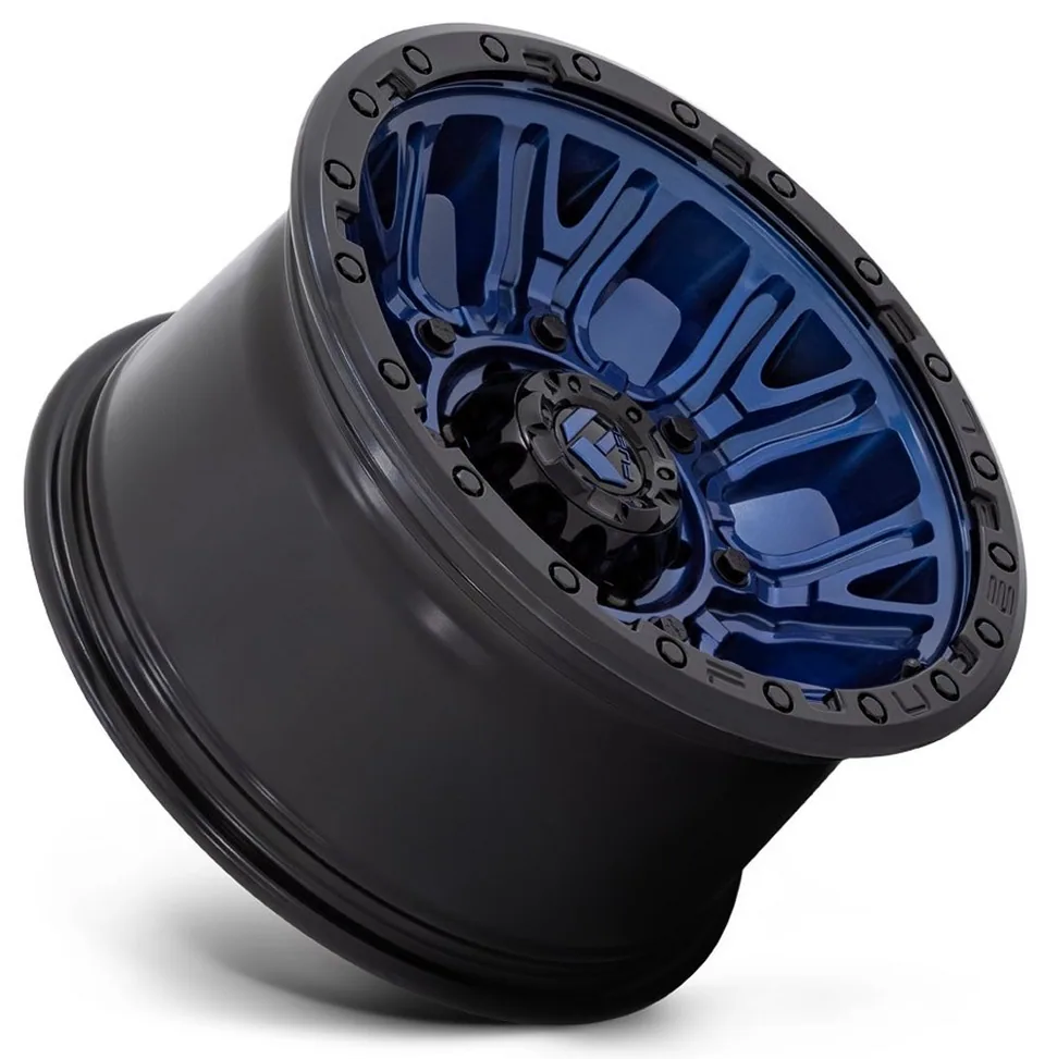 Fuel Off-Road Traction Dark Blue w/ Black Ring D827 3 of 3