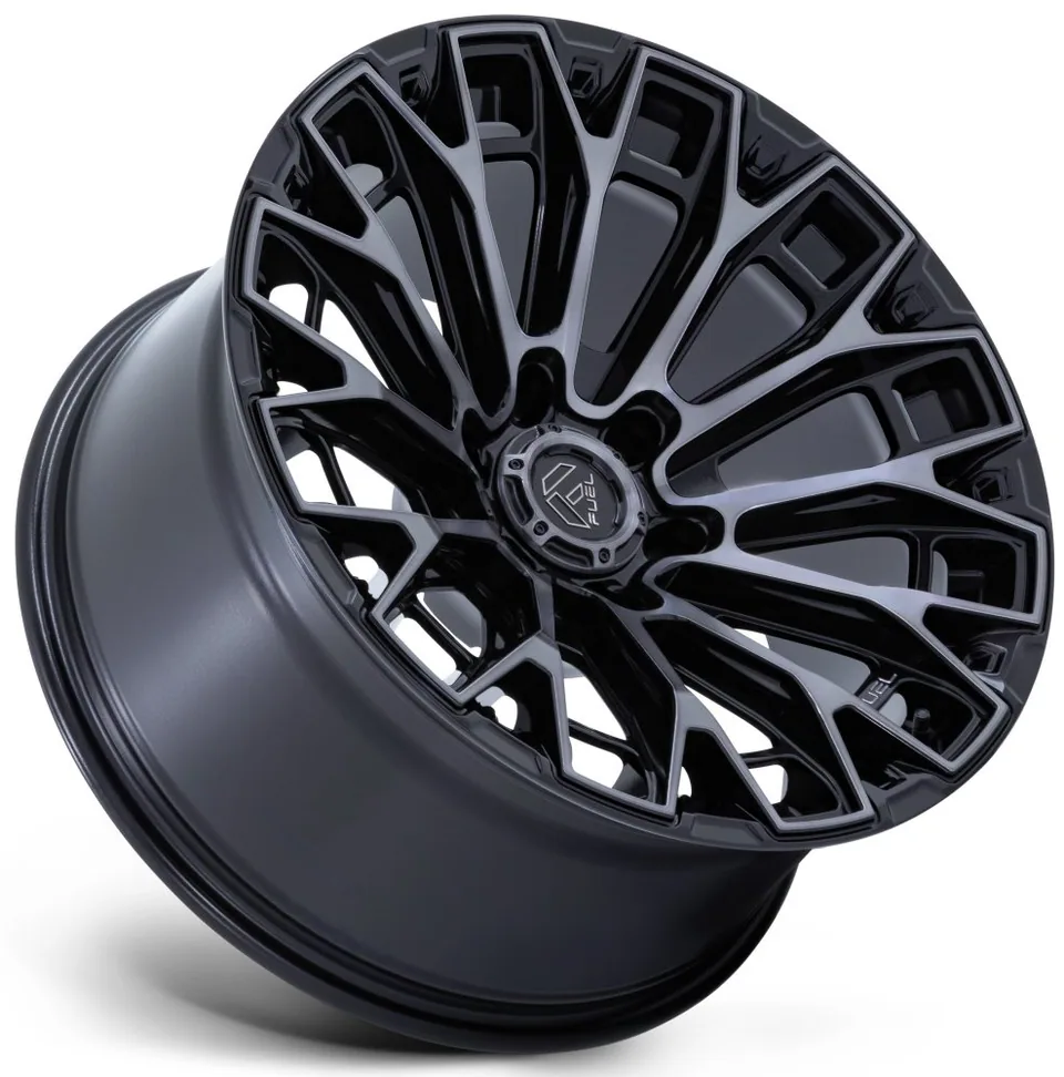 Fuel Off-Road Trax Gloss Black Machined Dark Tinted FC882 2 of 3