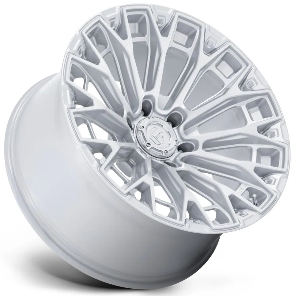 Fuel Off-Road Trax Gloss Silver Machined FC882 3 of 3