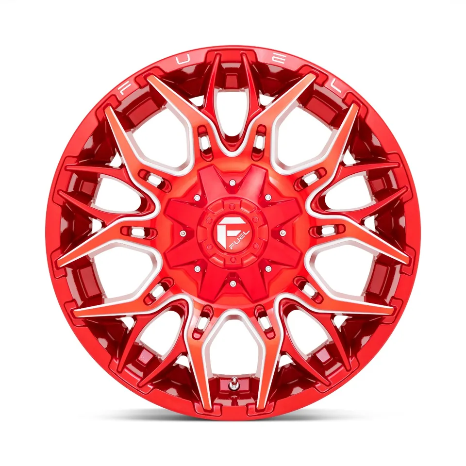 Fuel Off-Road Twitch Candy Red Milled D771 2 of 3