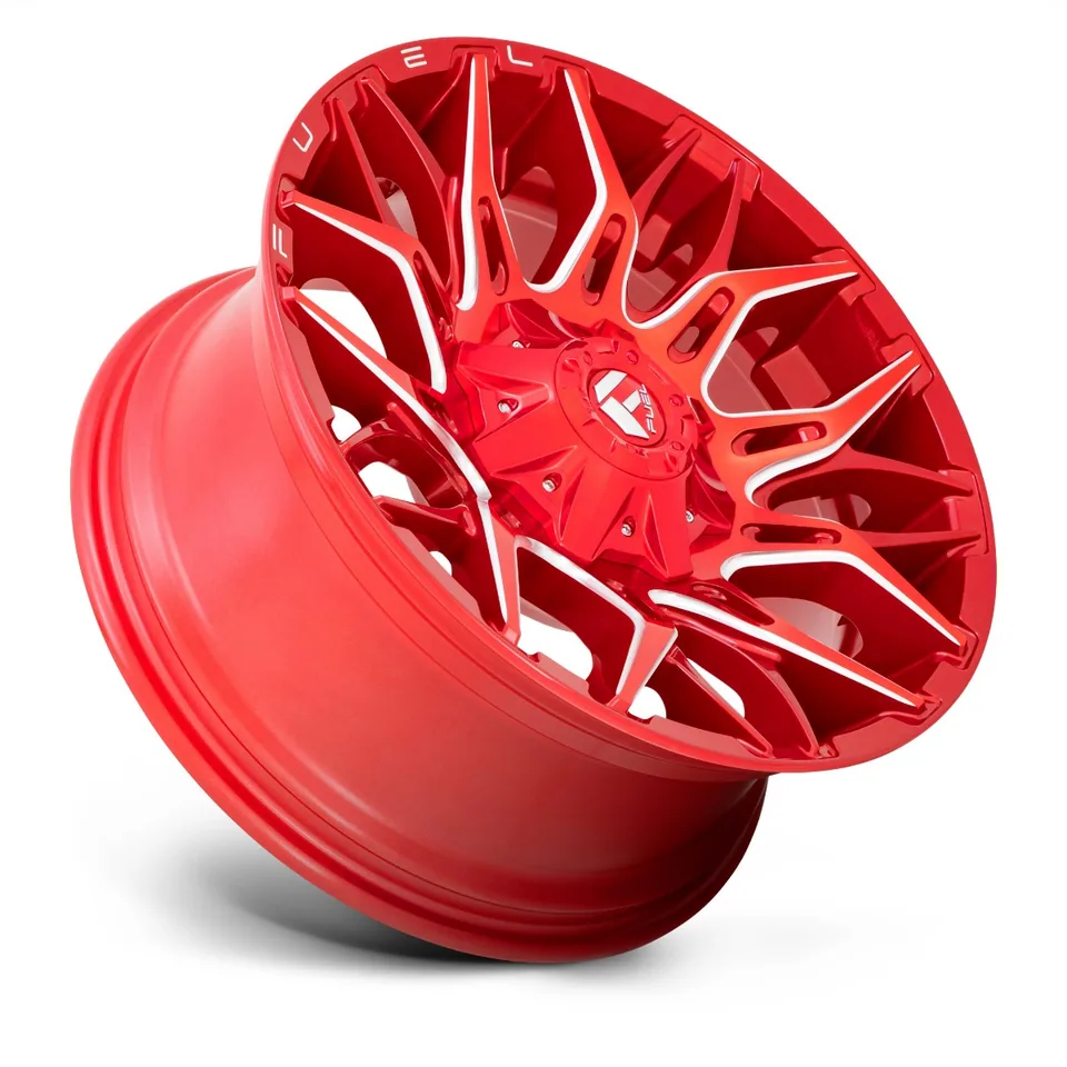 Fuel Off-Road Twitch Candy Red Milled D771 3 of 3