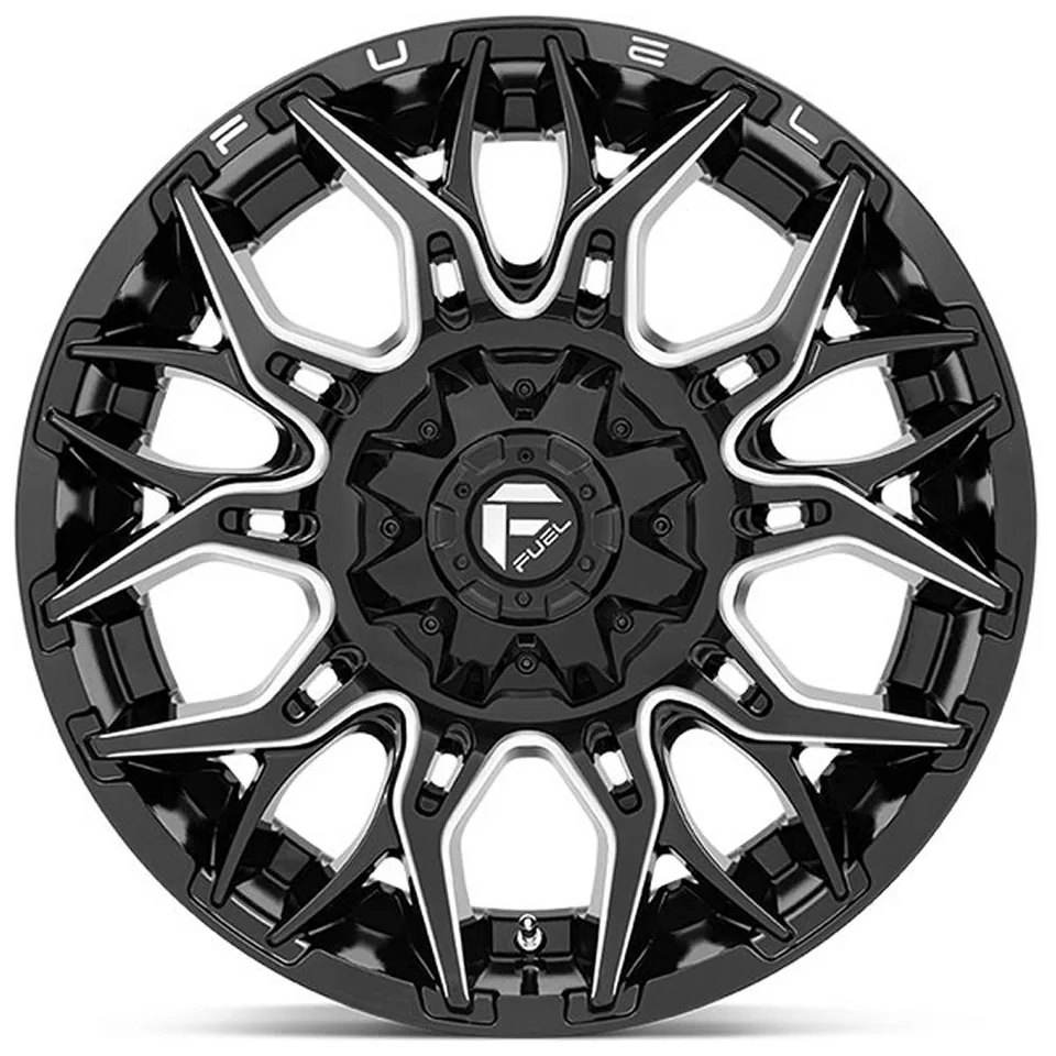 Fuel Off-Road Twitch Gloss Black Milled D769 2 of 3