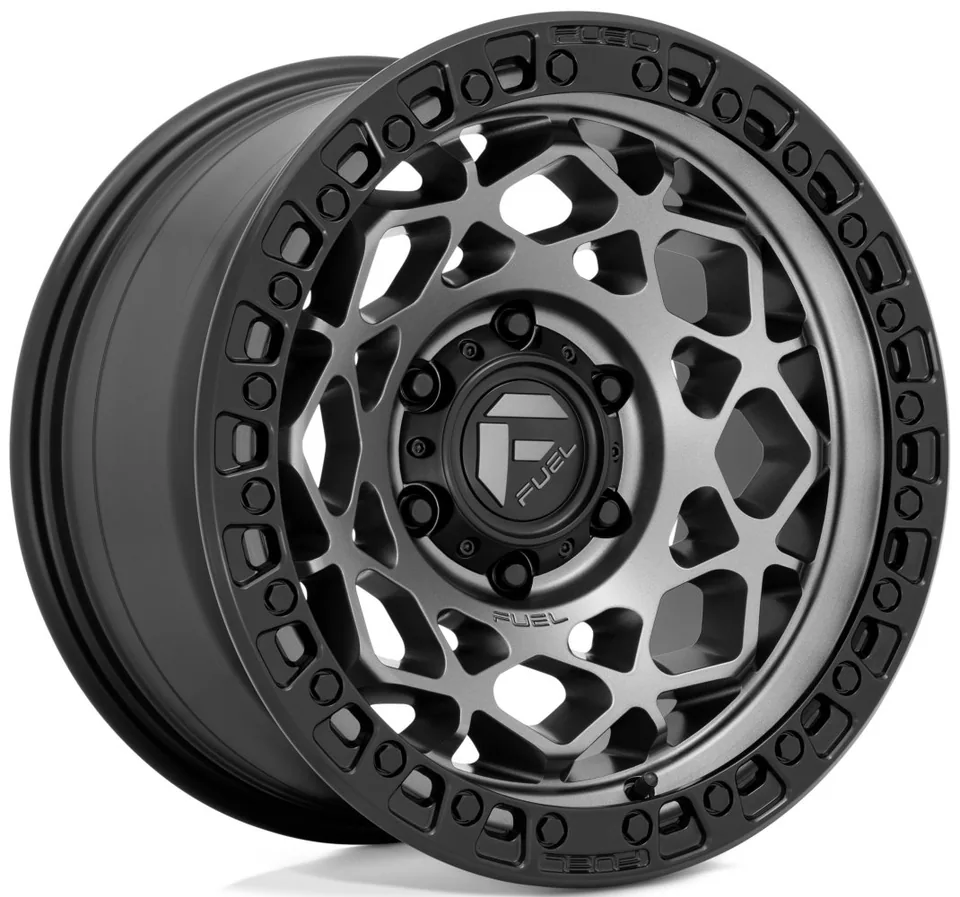 Fuel Off-Road Unit Gunmetal w/ Matte Black Ring D784 1 of 2
