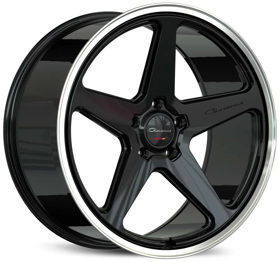 Giovanna Cinque Gloss Black w/ Polished Lip 5x115 2 of 2