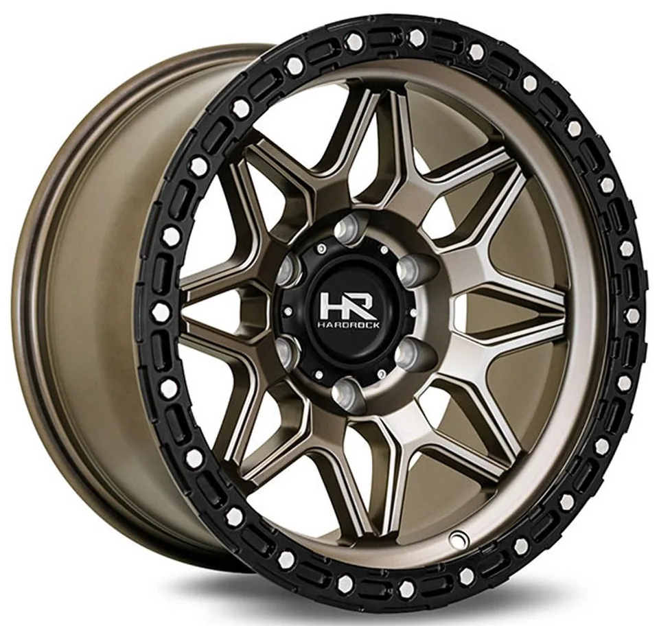 Hardrock Off-Road H105 Matte Bronze w/ Matte Black Lip Ring 7 of 12