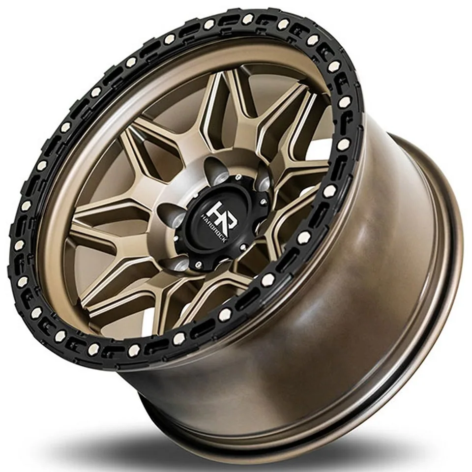 Hardrock Off-Road H105 Matte Bronze w/ Matte Black Lip Ring 9 of 12