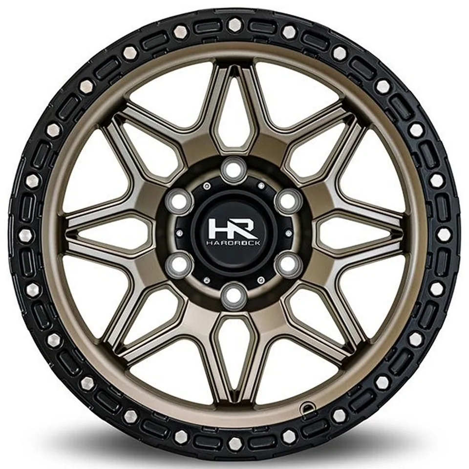 Hardrock Off-Road H105 Matte Bronze w/ Matte Black Lip Ring 11 of 12