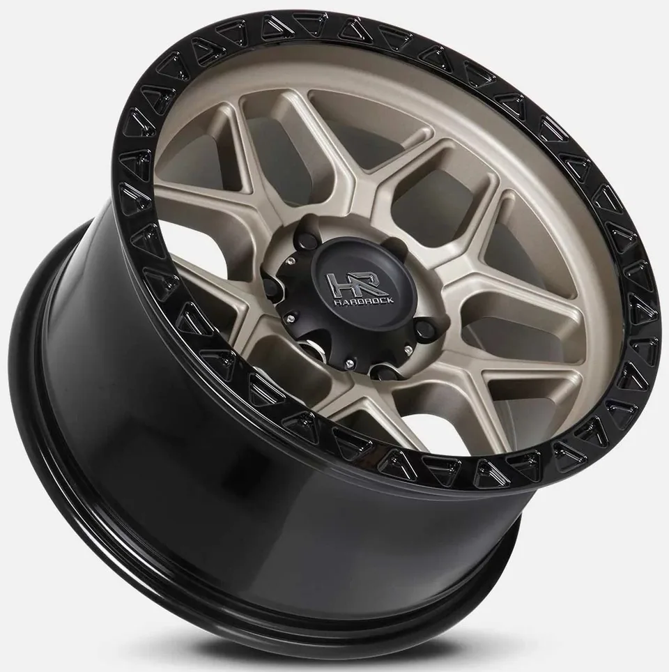 Hardrock Off-Road H107 Matte Bronze w/ Matte Black Lip Ring 2 of 2