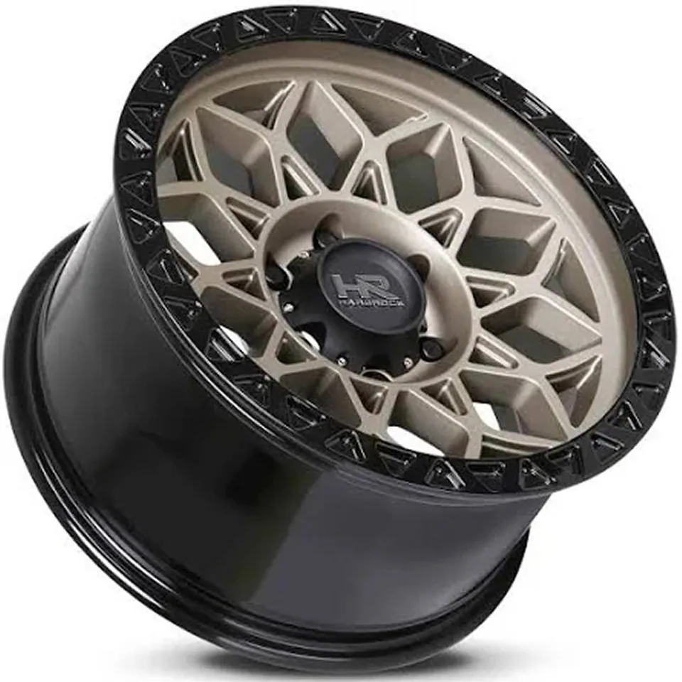 Hardrock Off-Road H108 Matte Bronze w/ Matte Black Lip Ring 3 of 12