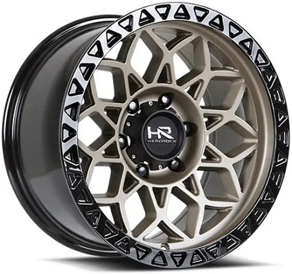 Hardrock Off-Road H108 Matte Bronze w/ Matte Black Lip Ring 5 of 12