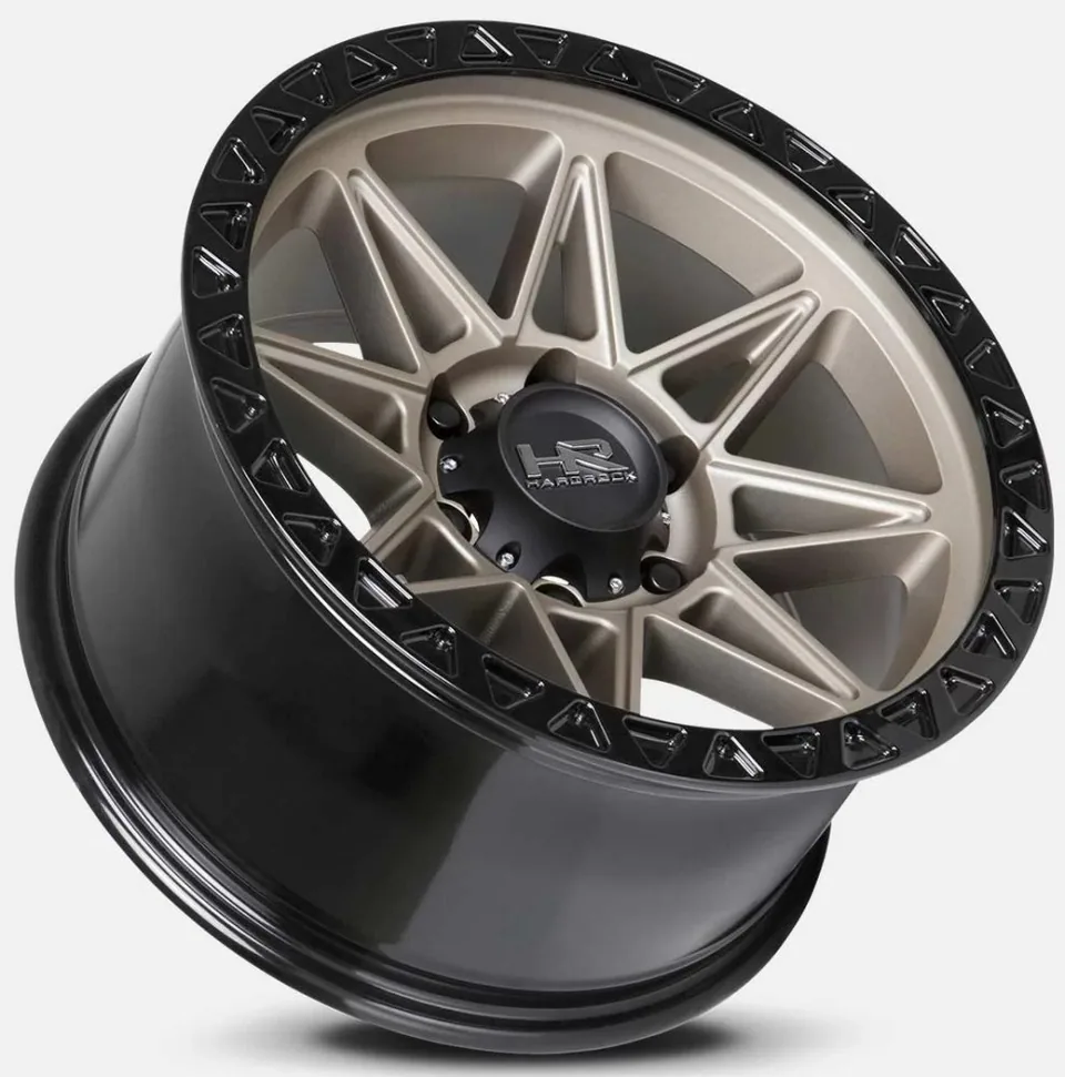 Hardrock Off-Road H109 Matte Bronze w/ Matte Black Lip Ring 2 of 2
