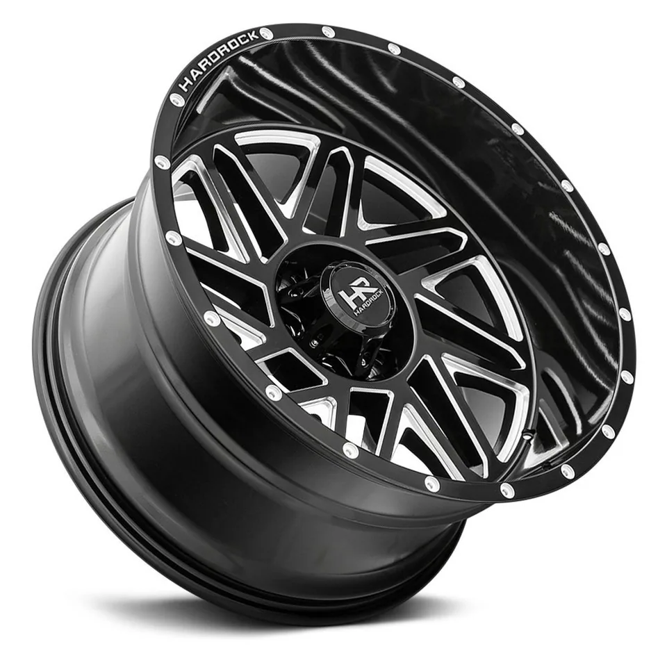 Hardrock Off-Road H501 Bones Xposed Gloss Black Milled 2 of 3