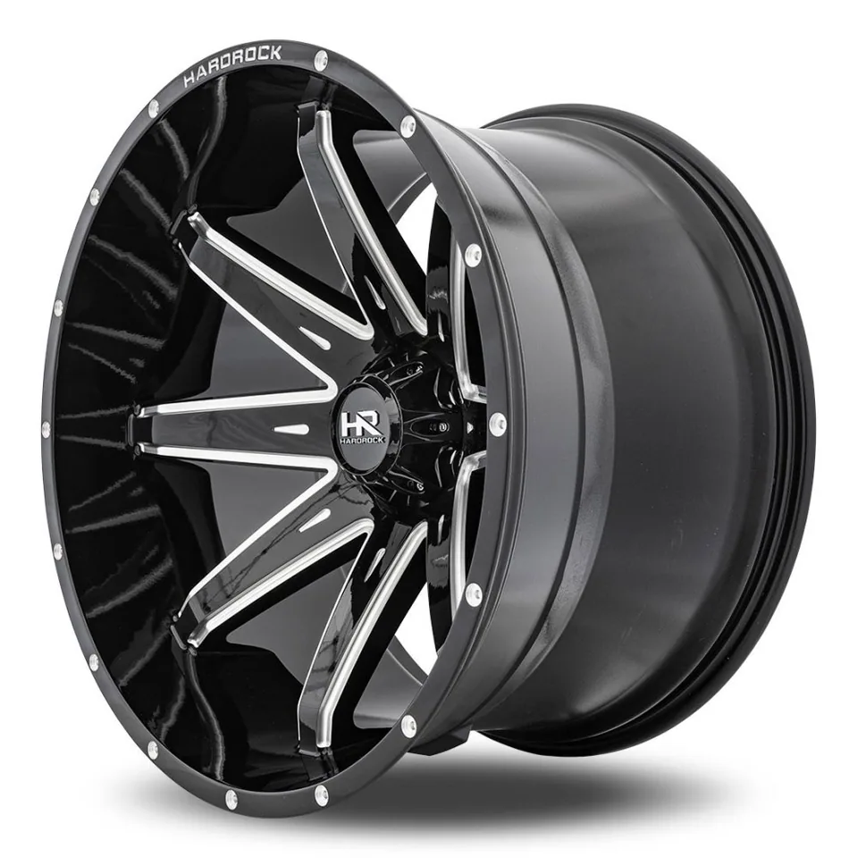 Hardrock Off-Road H502 Pain Killer Xposed Gloss Black Milled 2 of 3