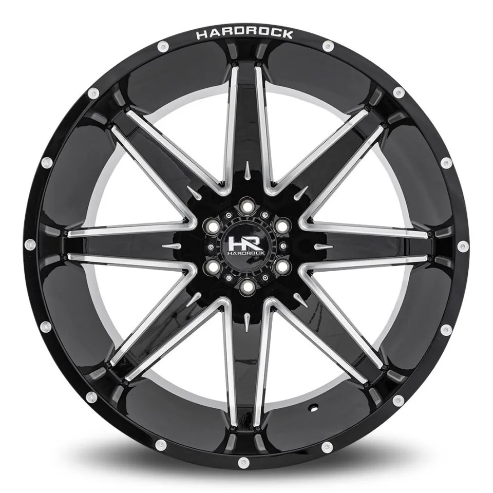 Hardrock Off-Road H502 Pain Killer Xposed Gloss Black Milled 3 of 3