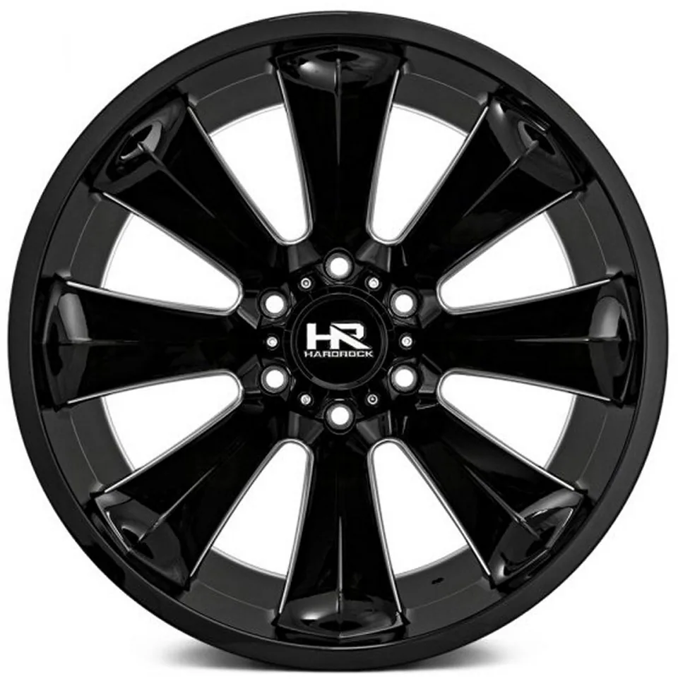 Hardrock Off-Road H506 Gloss Black Milled 2 of 3