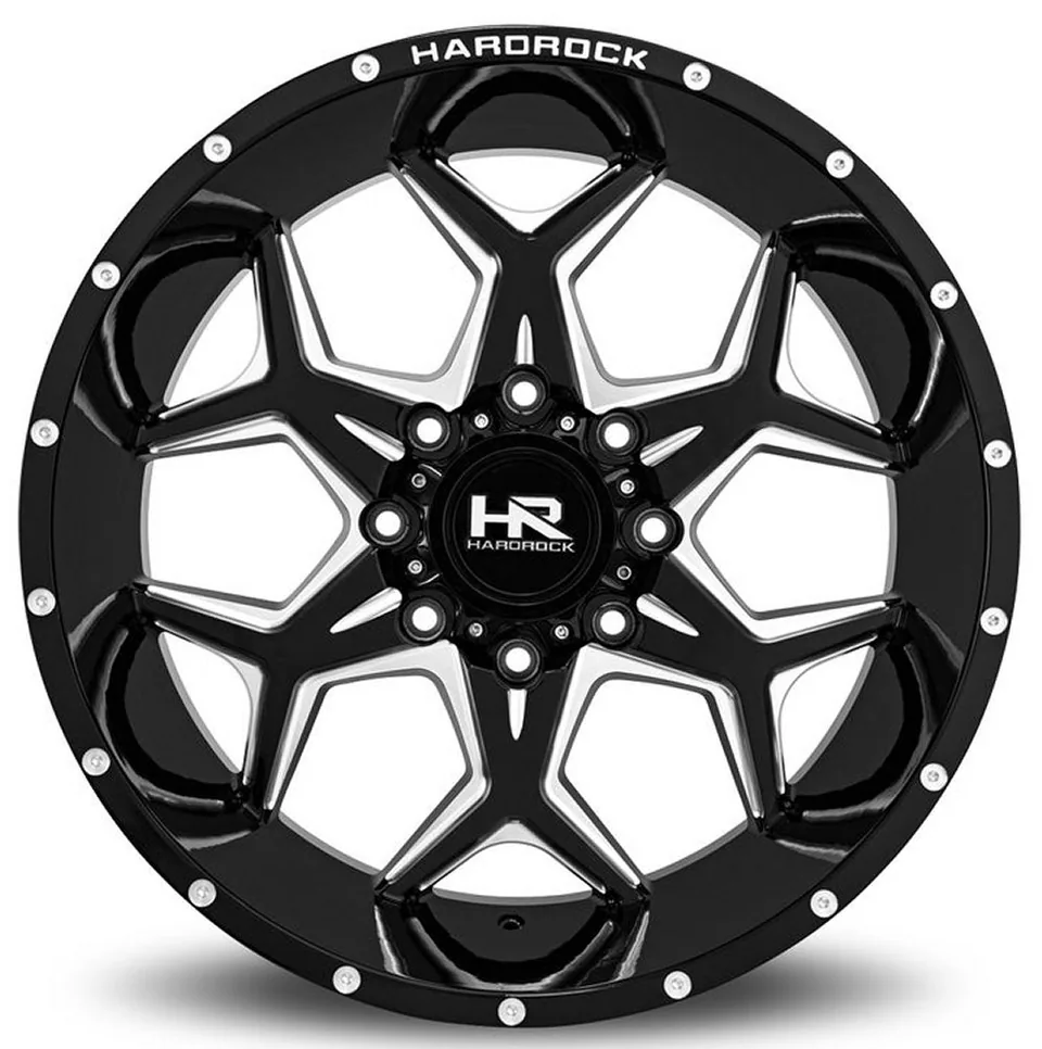 Hardrock Off-Road H507 Gloss Black Milled 2 of 3