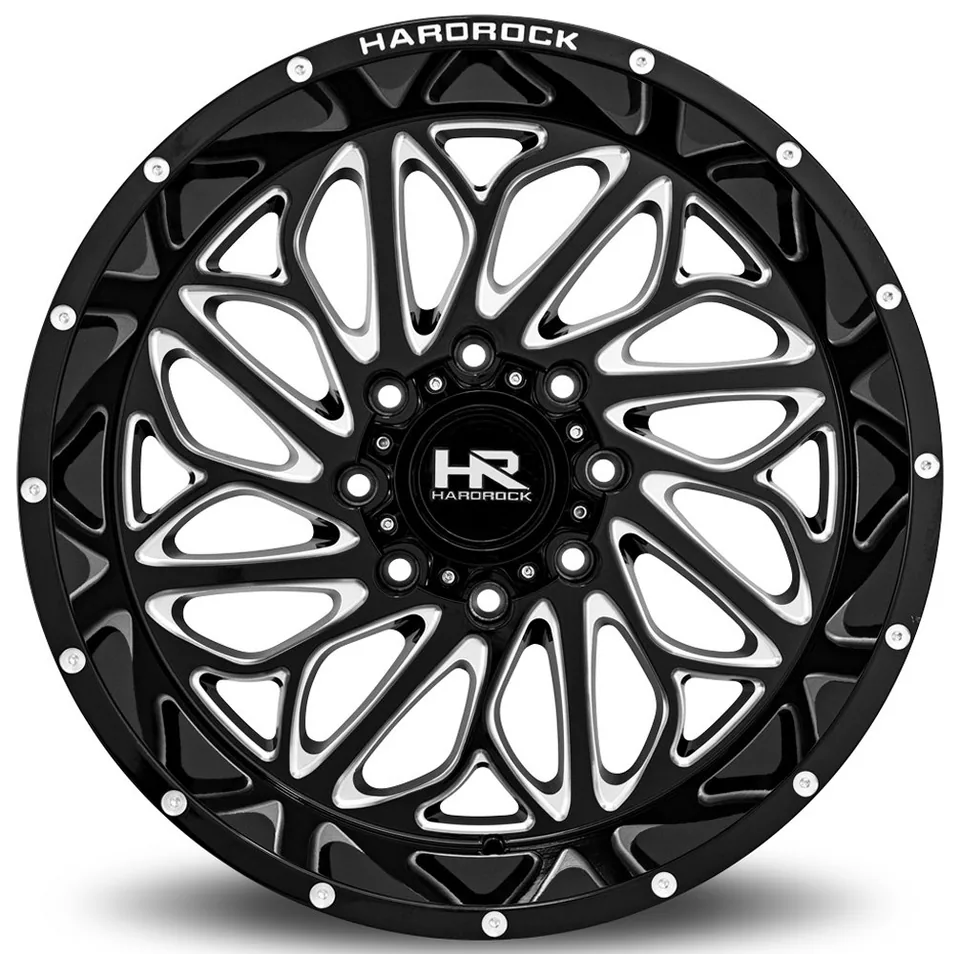 Hardrock Off-Road H508 Gloss Black Milled 9 of 12