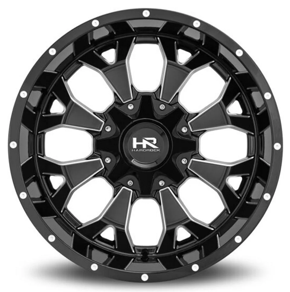 Hardrock Off-Road H711 Devastator Gloss Black Milled 6x135 3 of 3