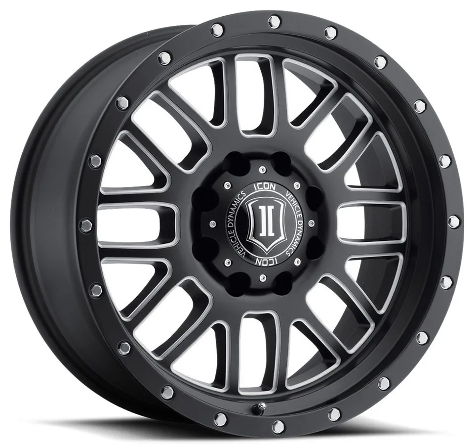 ICON Alpha Satin Black Milled 2 of 4