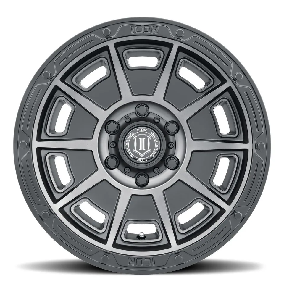 ICON Victory Smoked Satin Black Tint 2 of 3