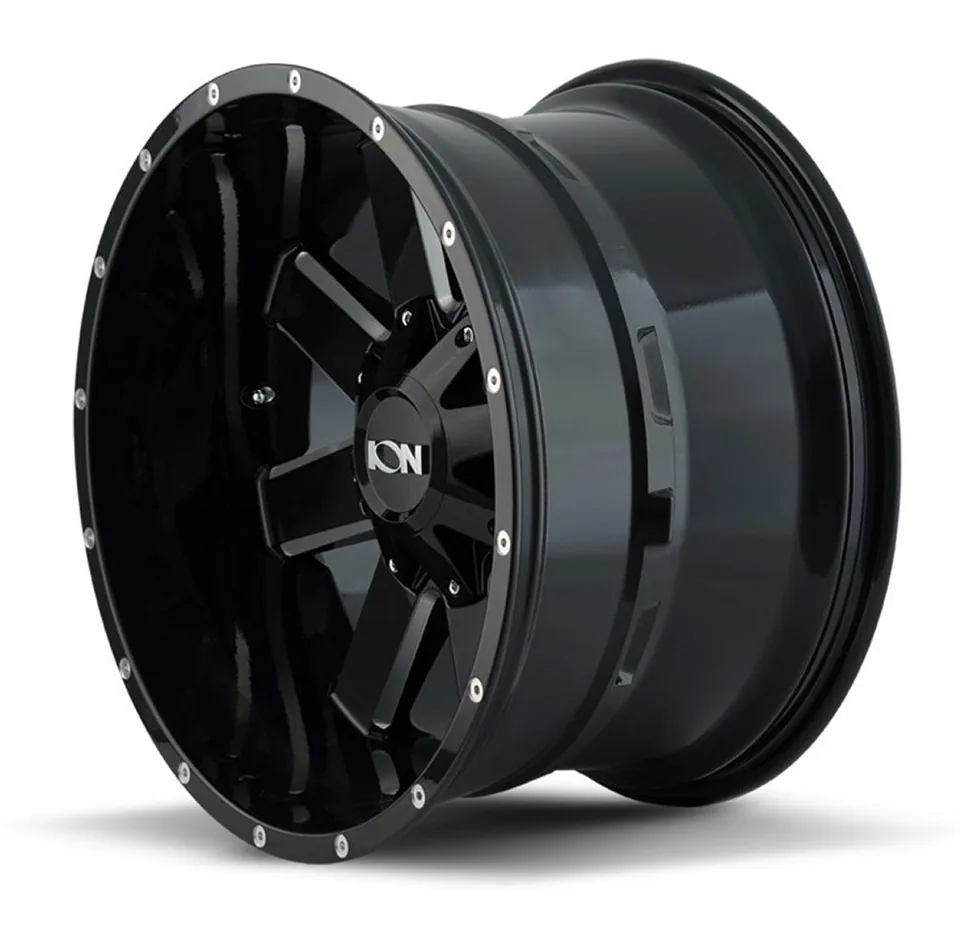 Ion Alloy 141 Gloss Black w/ Milled Spokes 6x135 3 of 3