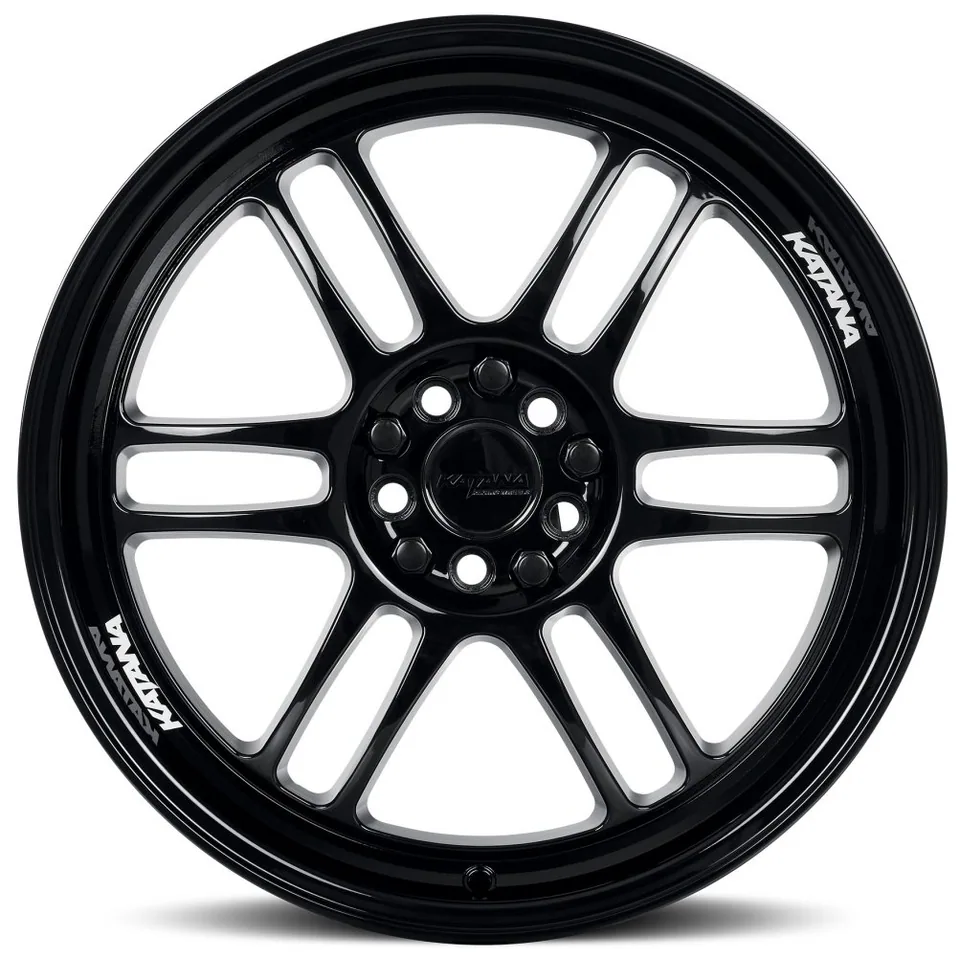 Katana Racing KR02 Gloss Black 5x100 2 of 3
