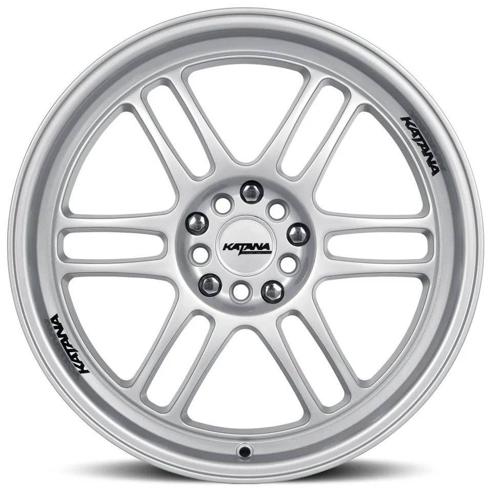 Katana Racing KR02 Gloss Silver 5x100 2 of 3