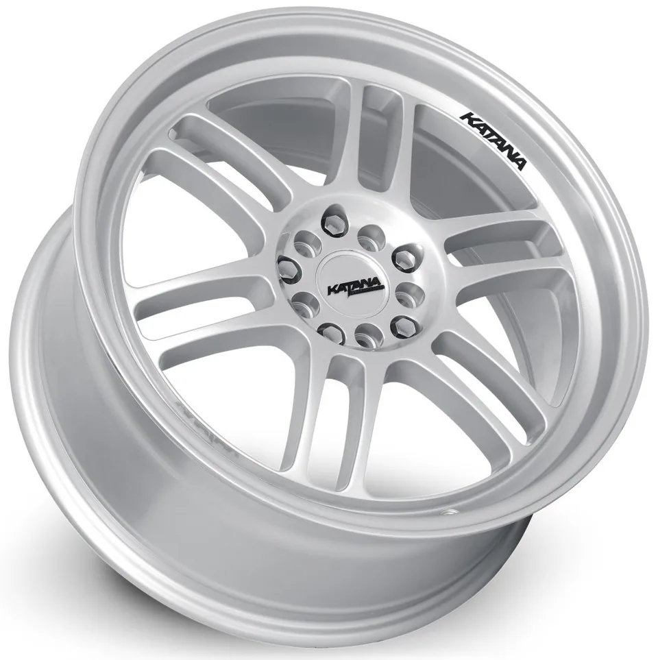 Katana Racing KR02 Gloss Silver 5x100 3 of 3