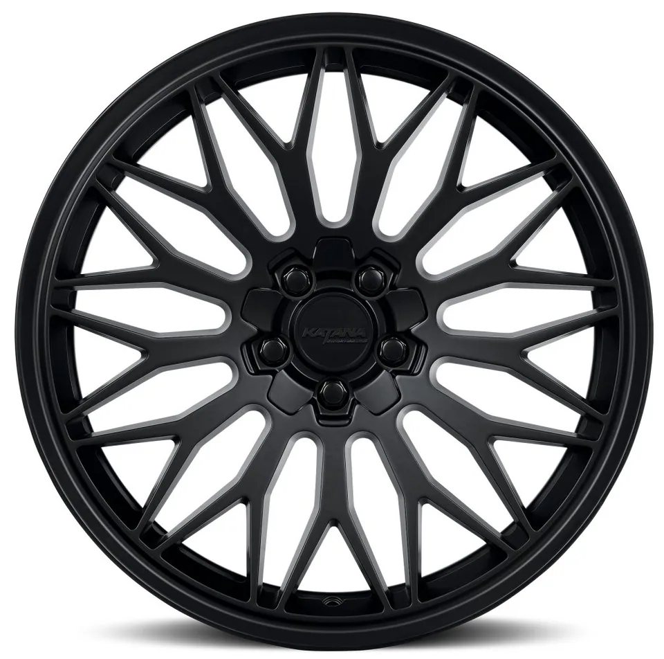 Katana Racing KR05 Matte Black 5x100 2 of 3