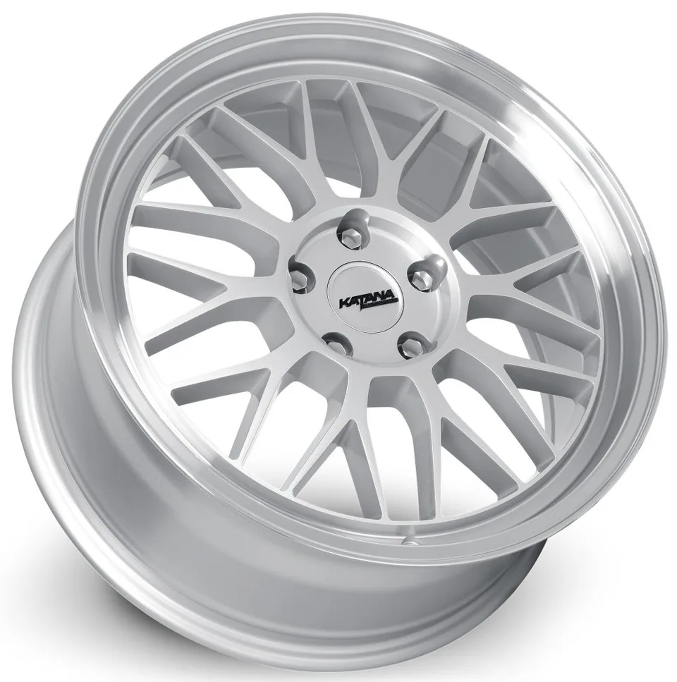 Katana Racing KR06 Gloss Silver Machined Lip 3 of 3