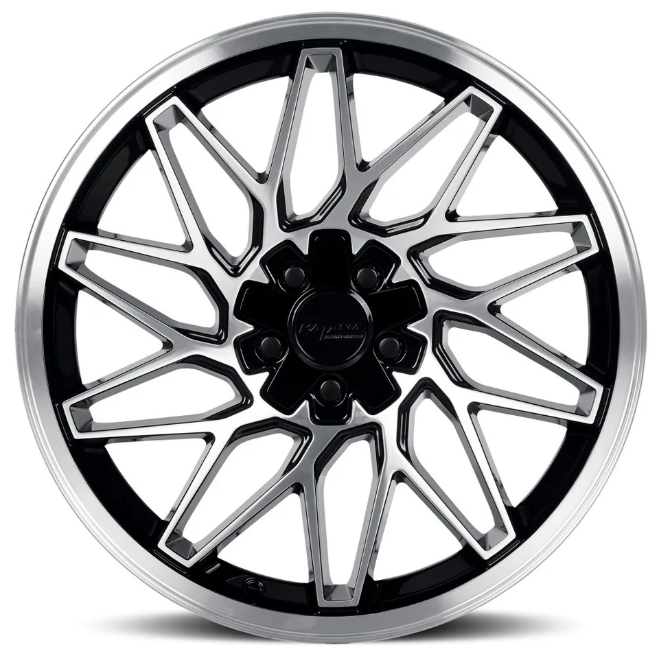 Katana Racing KR09 Gloss Black Machined 5x100 2 of 3