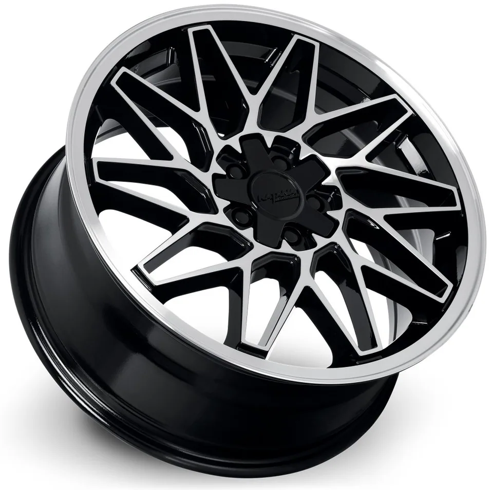 Katana Racing KR09 Gloss Black Machined 5x100 3 of 3