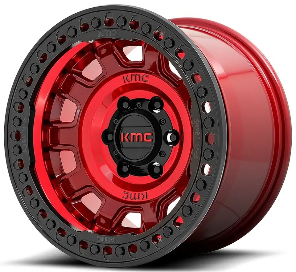 KMC KM236 Tank Beadlock Candy Red 7 of 12
