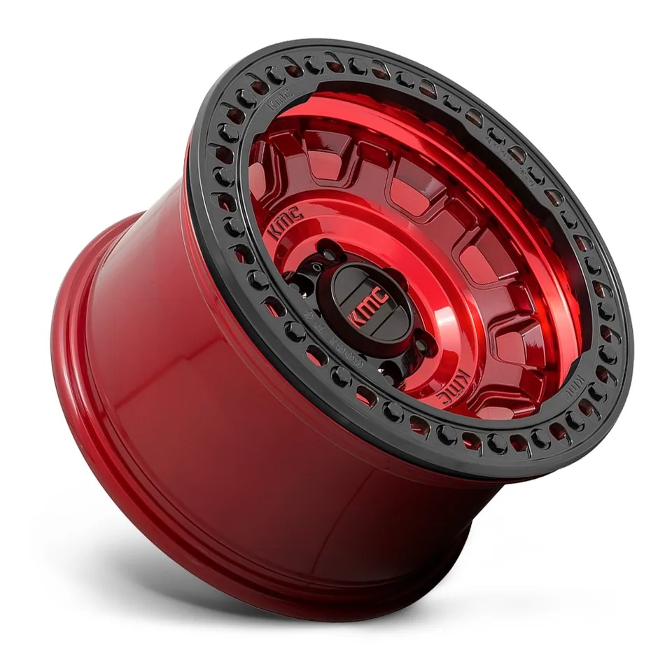 KMC KM236 Tank Beadlock Candy Red 11 of 12