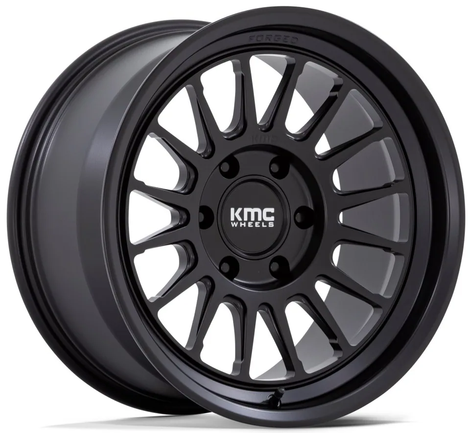 KMC KM447 Impact Forged Monoblock Satin Black 1 of 3