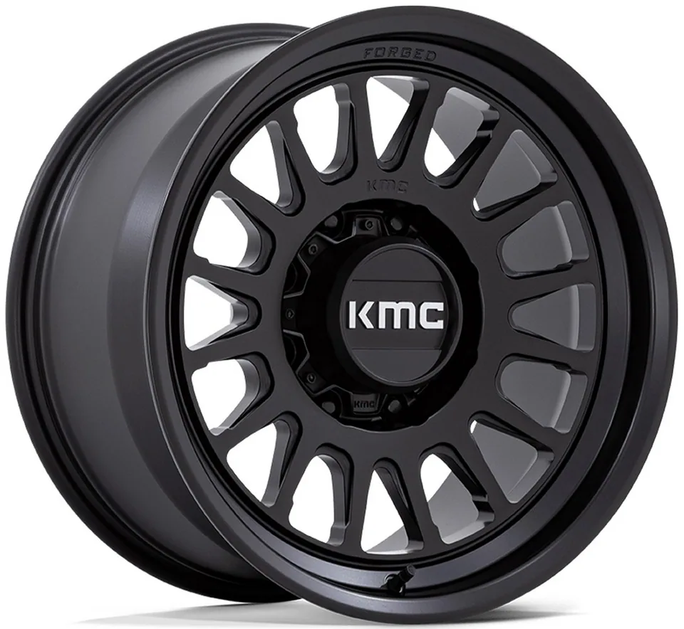 KMC KM452 Impact Forged Monoblock Satin Black 1 of 2