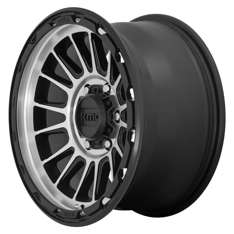 KMC KM542 Impact Satin Black Machined 2 of 3